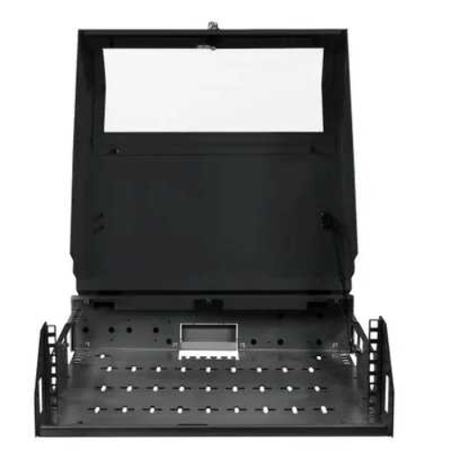 Шкаф коммутационный NTSS (NTSS-SOHO5U-BL) настенный 5U 520x140 мм пер. дв. стекл несъемн. бок. пан. 80 кг черный