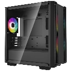 Компьютерный корпус DeepCool CC360 ARGb (R-CC360-BKAPM3-G-1) (mATX, без БП, 2xUSB, с окном)