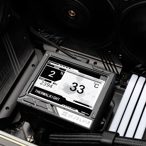 Система жидкостного охлаждения Thermalright Mjolnir Vision 360 ARGB Soc-AM5/AM4/1151/1200/2066/2011/1700 черный 4-pin 27dB Al LCD Ret (M-VISION-360-BL-ARGB)