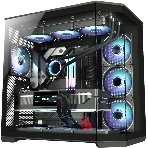 Компьютерный корпус Bloody BD-CC109 черный без БП ATX 10x120мм 2xUSB3.0 audio