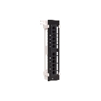Патч-панель настенная TERACOM PRO Cat.5E неэкранированная UTP 12 портов RJ-45 Dual IDC