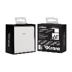 Выключатель Kranz STRONG 1 кл проходной (переключатель) с подсветкой 10А с/у жемчуг