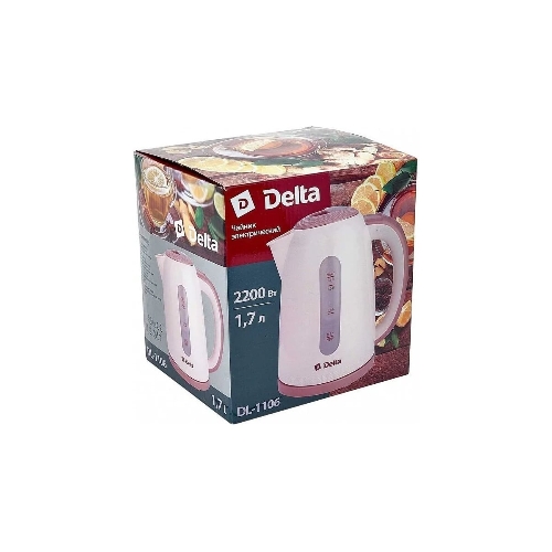 Чайник электрический Delta DL-1106 бежевый