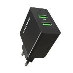 Сетевое зарядное устройство MORE CHOICE (4610196409875) NC11i 2USB 2.4A для Lightning 8-pin черный