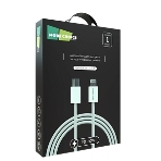 Кабель MORE CHOICE (4620202550408) K73i USB 3.0A PD 20W для Lighting 8-pin Type-C - нейлон 1м белый