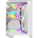Компьютерный корпус AeroCool / Formula Crystal Z6M Floe белый без БП mATX 4x120мм 2xUSB 3.0 audio bott PSU