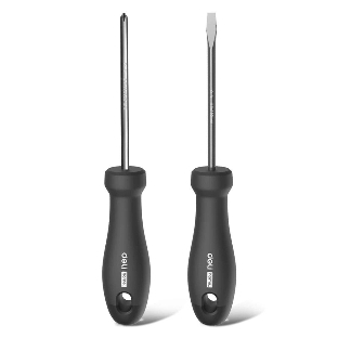 Набор отверток Deli Home Series HT1002 2шт SL5x100+PH1x100 Эксклюзивный дизайн. Рукоятка из высококачественного софттач пластика