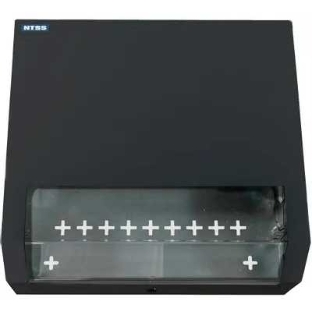 Шкаф коммутационный NTSS (NTSS-SOHO5U-BL) настенный 5U 520x140 мм пер. дв. стекл несъемн. бок. пан. 80 кг черный