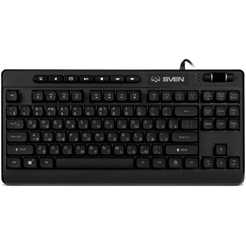 Клавиатура SVEN KB-G8200 проводная, USB Type-A, чёрный