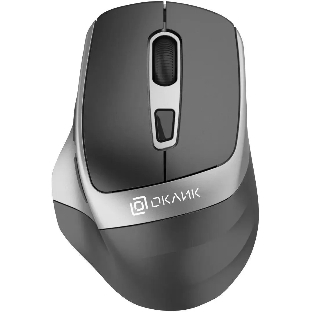 Мышь беспроводная Oklick 516MW черный/серебристый, 1600 dpi, радиоканал, Bluetooth, USB, кнопки - 6