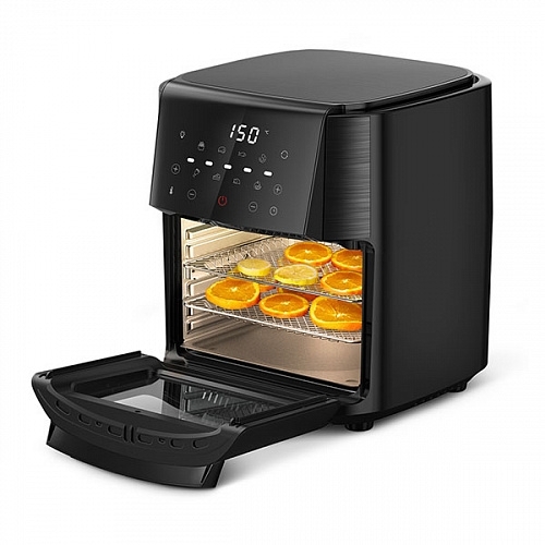 Аэрогриль BQ GR2009 белый, 1800 Вт, 12 л, сенсор, 8 программ