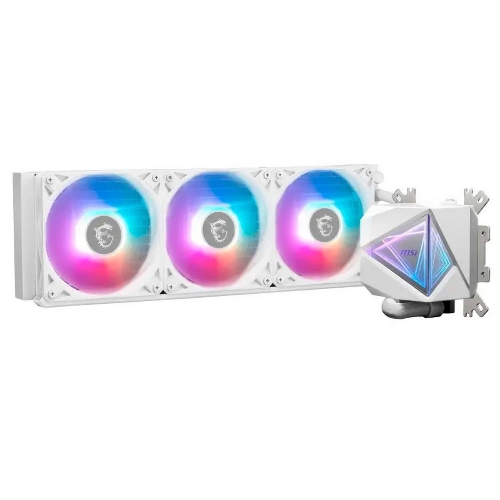 Жидкостная система охлаждения MSI MAG CORELIQUID I360 белый 3x ARGb Gen2 Fan, ARGb Gen2 Block, Color Box