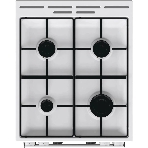 Плита комбинированная Gorenje GK5C60WJ белый, конфорок 4 газовых, духовка 62 л, 50 см x 85 см x 59.4 см