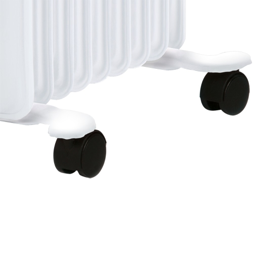 Обогреватель масляный Ballu Classic BOH/CL-05WRN (5 секций), белый, 1000 Вт, 15 м2, термостат