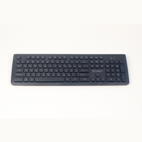 Комплект клавиатура+мышь Raskat BX6200 беспроводной, USB, радиоканал 1200 DPI, чёрный