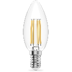 Лампа светодиодная филаментная Gauss Filament 8Вт цок.: E14 свеча св. свеч. бел. нейт. (упак.: 10 шт)