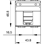 Розетка компьютерная DKC Brava 76655B R J 45 кат. 5e, белая, 2 мод