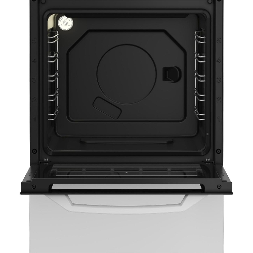 Плита электрическая Beko FFSS57001W белый, конфорок 4 шт, духовка 60 л, 50 см x 85 см x 60 см