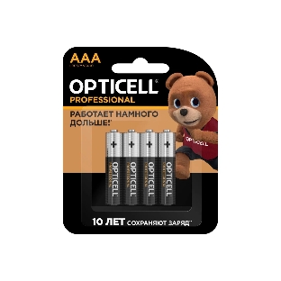 Батарея Opticell Professional LR03 AAA (4шт) блистер