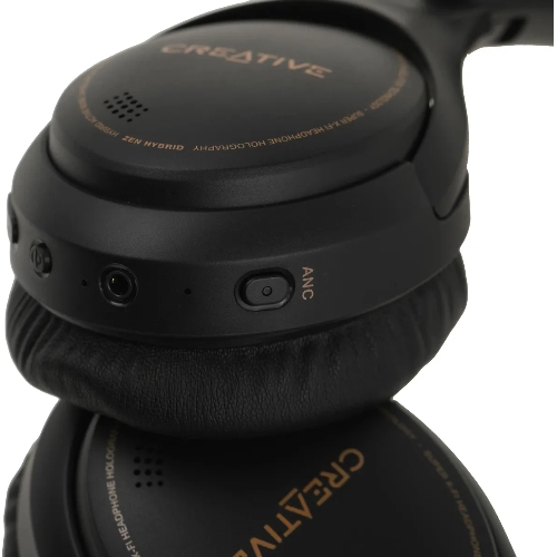 Беспроводные/проводные наушники Creative Zen Hybrid белый, полноформатные, Bluetooth + проводной, активное шумоподавление