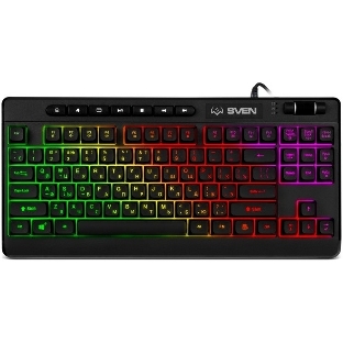 Клавиатура SVEN KB-G8200 проводная, USB Type-A, чёрный