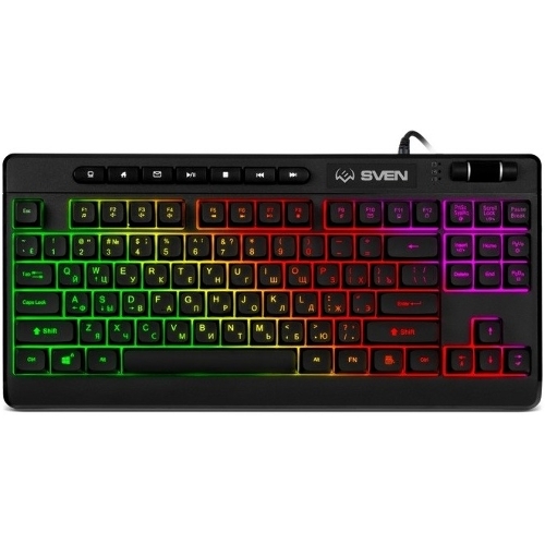 Клавиатура SVEN KB-G8200 проводная, USB Type-A, чёрный