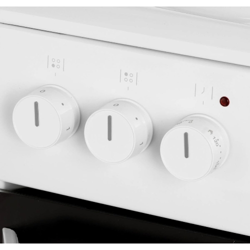 Плита электрическая Hansa FCEW54120 белый, конфорок 4 шт, духовка 62 л, 50 см x 85 см x 60 см