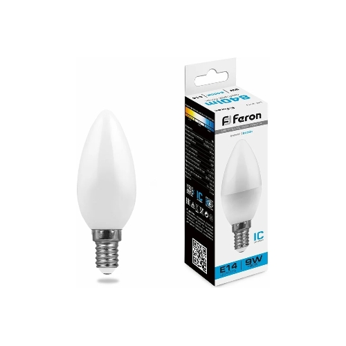 Лампа светодиодная Feron LB-570 9W 230V E14 6400K