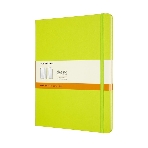 Блокнот Moleskine CLASSIC QP090C2 XLarge 190х250мм, 192 страниц, линейка, твердая обложка, лайм