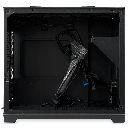 Компьютерный корпус без блока питания Case HSPD M211, Mesh Mini-tower, Black, TG, 0.7 SPCC, no fans,mATX, mITX, 175/330/150мм, 2x2.5
