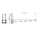 Кронштейн для СВЧ-печей Kromax MICRO-4 new белый, max 20 кг, настенный, от стены 310 мм.