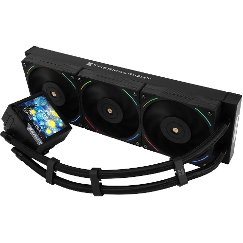 Система жидкостного охлаждения Thermalright Mjolnir Vision 360 ARGB Soc-AM5/AM4/1151/1200/2066/2011/1700 черный 4-pin 27dB Al LCD Ret (M-VISION-360-BL-ARGB)