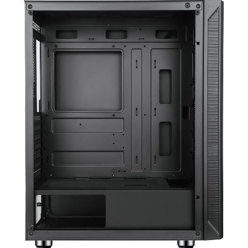 Компьютерный корпус Accord 3501 черный без БП ATX 2xUSB 2.0 1xUSB 3.0 1xUSB3.1 audio bott PSU