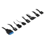 Компьютерный корпус PCCooler IE200 BK, Tempered Glass Full Tower, черный, TG, SPCC, 1x120мм ARGb E-ATX, ATX, mATX, mITX 180/380/220мм 4x2.5