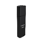Флешка USB Maxvi MP2 64Gb USB 2.0 black, монолит с колпачком, ABS пластик + металл