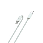 Кабель MORE CHOICE (4620202550408) K73i USB 3.0A PD 20W для Lighting 8-pin Type-C - нейлон 1м белый