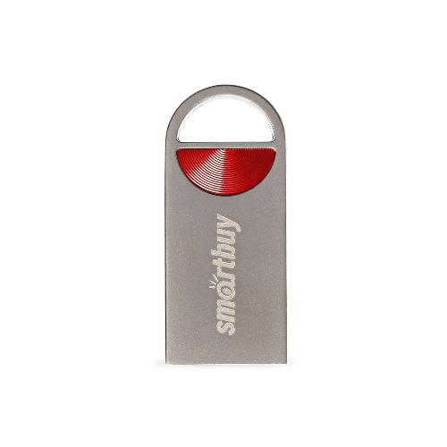 Флешка USB SmartBuy MC8 Metal Red (SB032GbMC8), 32Gb, USB 2.0, R/W 25/15, красный/серебристый