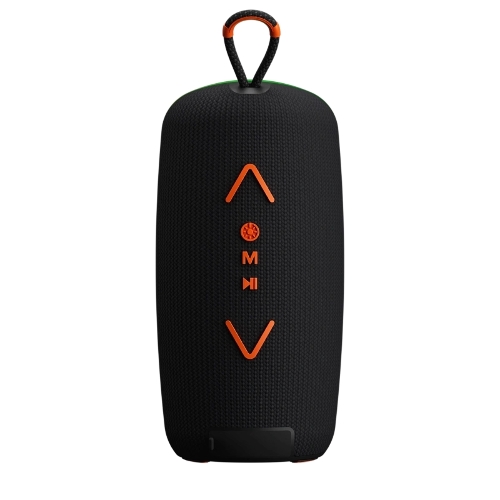 Колонка портативная Ural Молния Огонь черный/оранжевый 35W 1.1 BT/3.5Jack/USB-C 10м 2200mAh (без.бат)