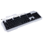Клавиатура Gembird KB-G710M-S проводная, USB Type-A, чёрный/серебристый