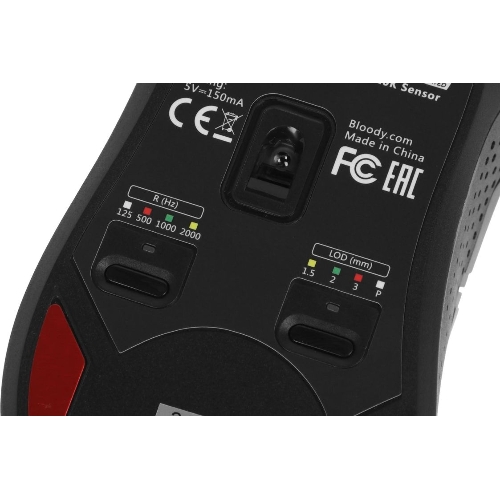 Мышь проводная A4Tech Bloody W90 Max черный, 10000 dpi, USB, кнопки - 10