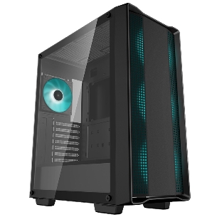 Компьютерный корпус Deepcool CC560 V2 черный без БП ATX 4x120мм 1xUSB 2.0 1xUSB 3.0 audio bott PSU