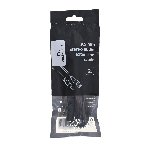 Кабель-удлинитель аудио Cablexpert CCA-423-2M-N, Jack 3.5(M)/Jack 3.5(F), 2м, черный, пакет