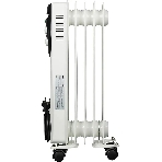 Обогреватель масляный Ballu Classic BOH/CL-05WRN (5 секций), белый, 1000 Вт, 15 м2, термостат