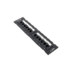 Патч-панель настенная TERACOM PRO Cat.5E неэкранированная UTP 12 портов RJ-45 Dual IDC