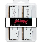 Оперативная память Kingston Fury Beast RGb, DDR5, 64Gb (2x32Gb), 6000MHz, CL36, DIMM, с радиаторами, RGb, белый
