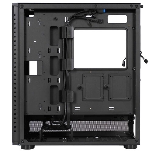 Компьютерный корпус PCCooler IE200 BK, Tempered Glass Full Tower, черный, TG, SPCC, 1x120мм ARGb E-ATX, ATX, mATX, mITX 180/380/220мм 4x2.5