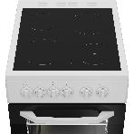 Плита электрическая Beko FFSS57001W белый, конфорок 4 шт, духовка 60 л, 50 см x 85 см x 60 см