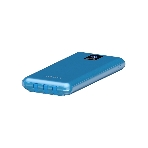 Портативный аккумулятор Maxvi PB10-11 10000 мАч blue 3A, встроенные кабели USB A/Type-C/Lightning