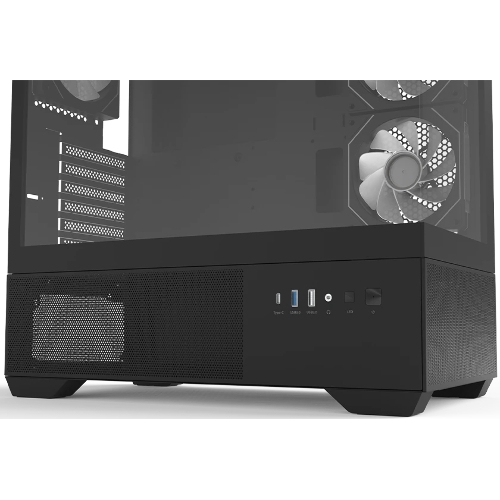 Компьютерный корпус ZALMAN CHRONIX V2, ATX, BLACK, WINDOW, 1xCombo (3.5’’ or 2.5’’), 1x3.5’’HDD, 2x2.5’’SSD, 1xUSB2.0, 1xUSB3.0, 1xUSB Type-C, SIDE 2x120мм ARGB, REAR 1x120мм ARGB