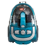 Пылесос JVC JH-VC401 бирюзовый/серый, 320/1800 Вт, уборка сухая, пылесборник контейнер 2,5 л.